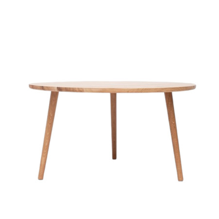 Dębowy stolik kawowy OVAL – naturalny, minimalistyczny | Oakie Studio