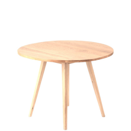 Dębowy okrągły stół – naturalny design | Oakie Studio