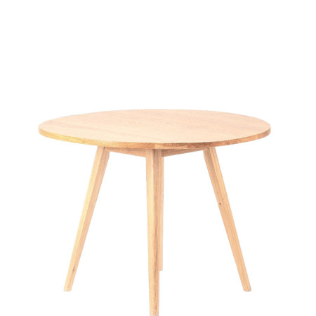 Dębowy okrągły stół – naturalny design | Oakie Studio