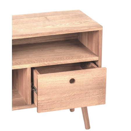 Komoda dębowa z wnęką i szufladami – SOL II | Oakie Studio