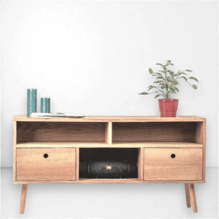Oak dresser with shelf and drawers – SOL II